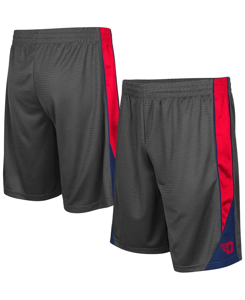 Men's Colosseum Charcoal Dayton Flyers Turnover Shorts