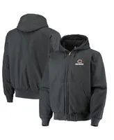 Men's Dunbrooke Navy Chicago Bears Dakota Cotton Canvas Hooded Jacket