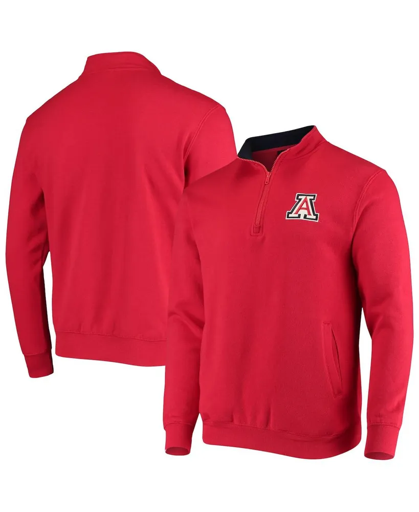 Men's Colosseum Red Arizona Wildcats Tortugas Logo Quarter-Zip Jacket