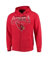 Men's G-iii Sports by Carl Banks Cardinal Arizona Cardinals Perfect Season Full-Zip Hoodie