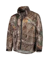 Men's Dunbrooke Realtree Camo Green Bay Packers Circle Sportsman Waterproof Packable Full-Zip Jacket