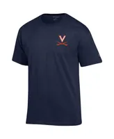 Men's Champion Navy Virginia Cavaliers Stack 2-Hit T-shirt