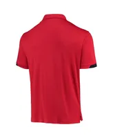 Men's Colosseum Red Nc State Wolfpack Santry Polo Shirt