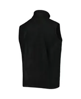 Men's Black Baltimore Ravens Houston Fleece Full-Zip Vest