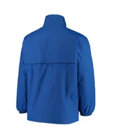 Men's Dunbrooke Royal New York Giants Triumph Fleece Full-Zip Jacket