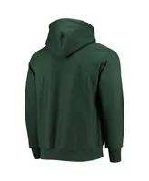 Men's Champion Green Miami Hurricanes Vault Logo Reverse Weave Pullover Hoodie