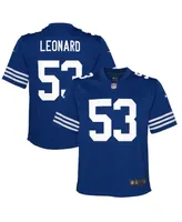 Big Boys Nike Darius Leonard Royal Indianapolis Colts Alternate Game Jersey