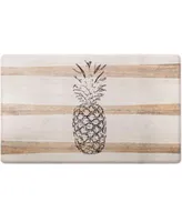 Global Rug Designs Cheerful Ways Pineapple Stripes Area Rug