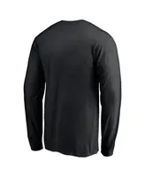 Los Angeles Rams Fanatics Branded 2021 NFC Champions Vintage Long Sleeve T- Shirt - Black