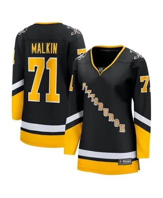Women's Fanatics Evgeni Malkin Black Pittsburgh Penguins 2021/22 Alternate Premier Breakaway Player Jersey