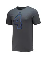 Men's Nike Dak Prescott Black Dallas Cowboys Player Name and Number T-shirt