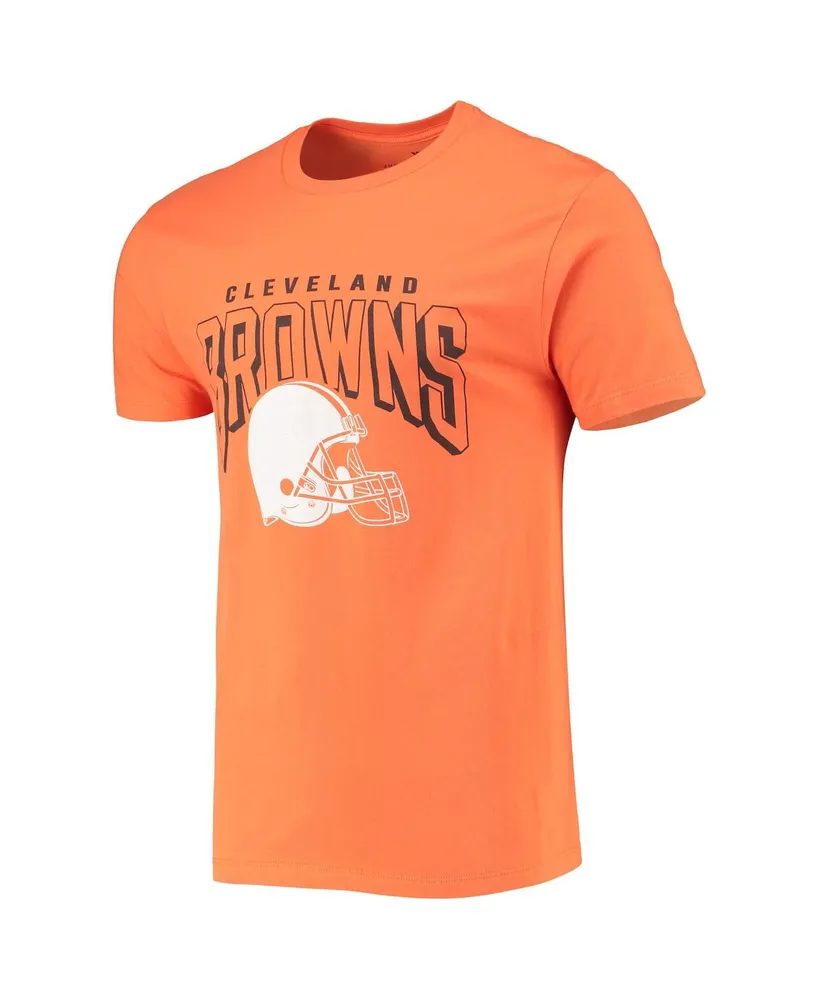Men's Orange Cleveland Browns Bold Logo T-shirt