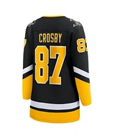 Women's Fanatics Sidney Crosby Black Pittsburgh Penguins 2021/22 Alternate Premier Breakaway Player Jersey