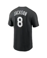 Men's Nike Bo Jackson Black Chicago White Sox Cooperstown Collection Name & Number T-shirt