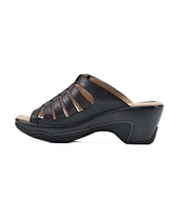 White Mountain Women's Valencia Clog Sandals