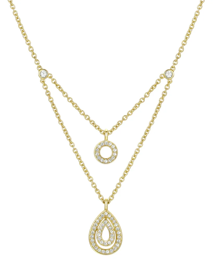 Lucky Brand Gold-Tone Tag Charm Layered Necklace | Mall of America®