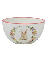 Certified International Easter Garden 6" Assorted Ice Cream Bowls, Set of 4