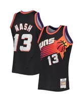 Men's Mitchell & Ness Steve Nash Black Phoenix Suns 1996-97 Hardwood Classics 75th Anniversary Diamond Swingman Jersey