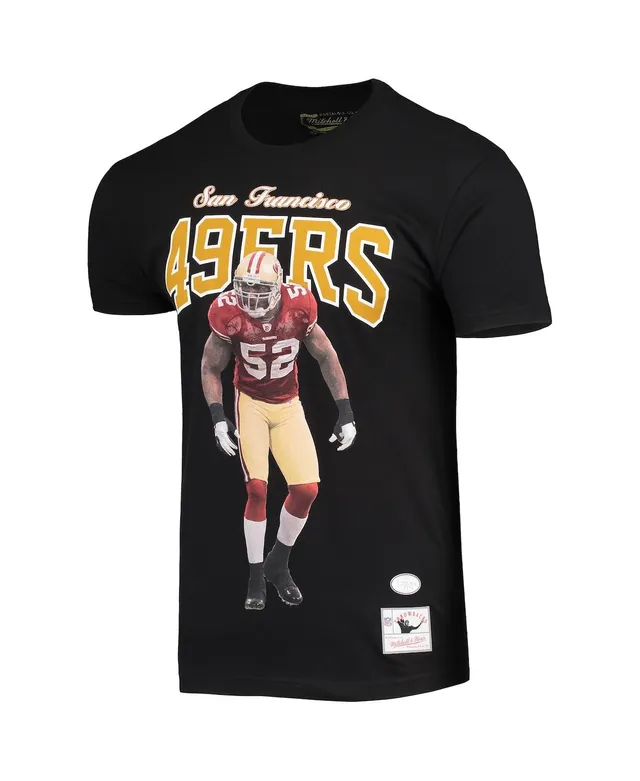 Men's Mitchell & Ness Jerry Rice White San Francisco 49ers 75th Anniversary  Name & Number Long Sleeve T-Shirt