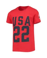 Big Girls Red Team Usa 2022 Winter Olympics T-shirt