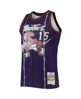 Men's Mitchell & Ness Vince Carter Purple Toronto Raptors 1998-99 Hardwood Classics 75th Anniversary Diamond Swingman Jersey