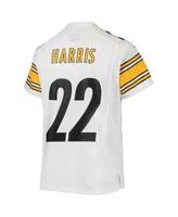 Big Boys Nike Najee Harris White Pittsburgh Steelers Game Jersey