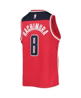 Big Boys Nike Rui Hachimura Red Washington Wizards 2021/22 Diamond Swingman Jersey - Icon Edition