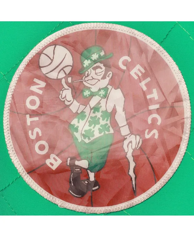 Mitchell & Ness Men Boston Celtics Exploded Logo Warm Up Jacket