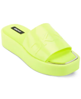 Dkny Women's Laren Platform Slide Sandals