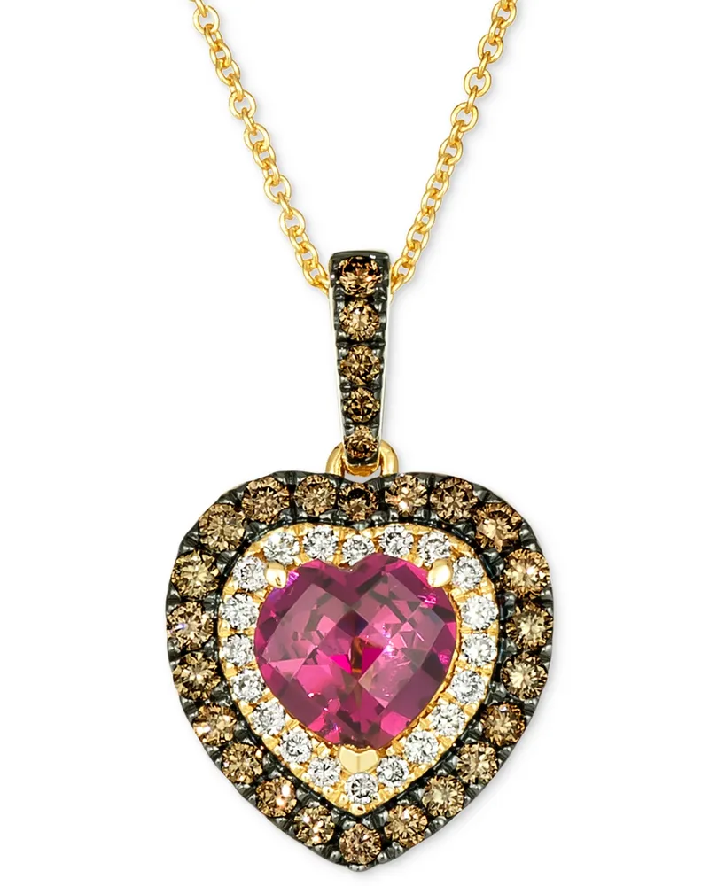Suzy Levian 14K Rose Gold 0.25 ctw Diamond Heart Necklace – SUZY LEVIAN NEW  YORK
