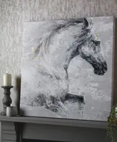 Classic Horse Printed Canvas Wall Art