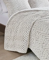 Madison Park Adelyn Faux Fur 3-Pc. Duvet Cover Set, King