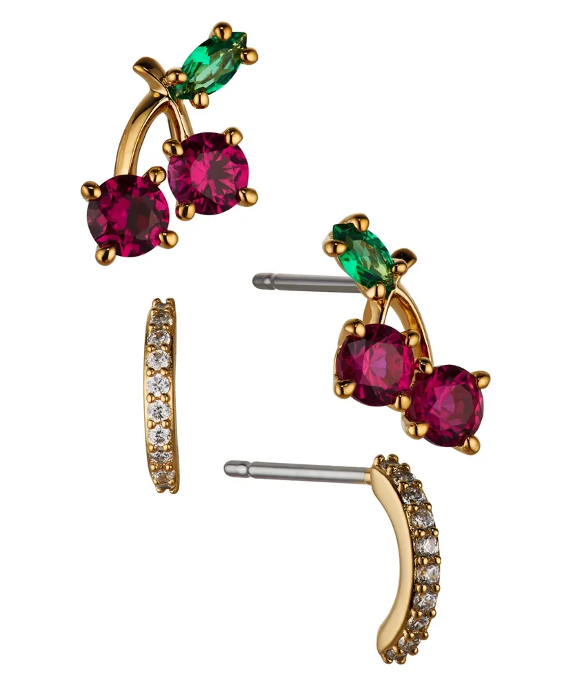 Ava Nadri Stud Set, 4 Pieces