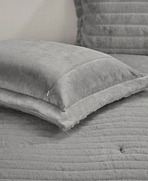 Madison Park Amara Faux Fur 3-Pc. Comforter Set, King/California King
