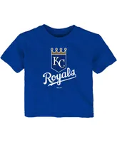 Infant Boys and Girls Royal Kansas City Royals Team Primary Logo T-shirt