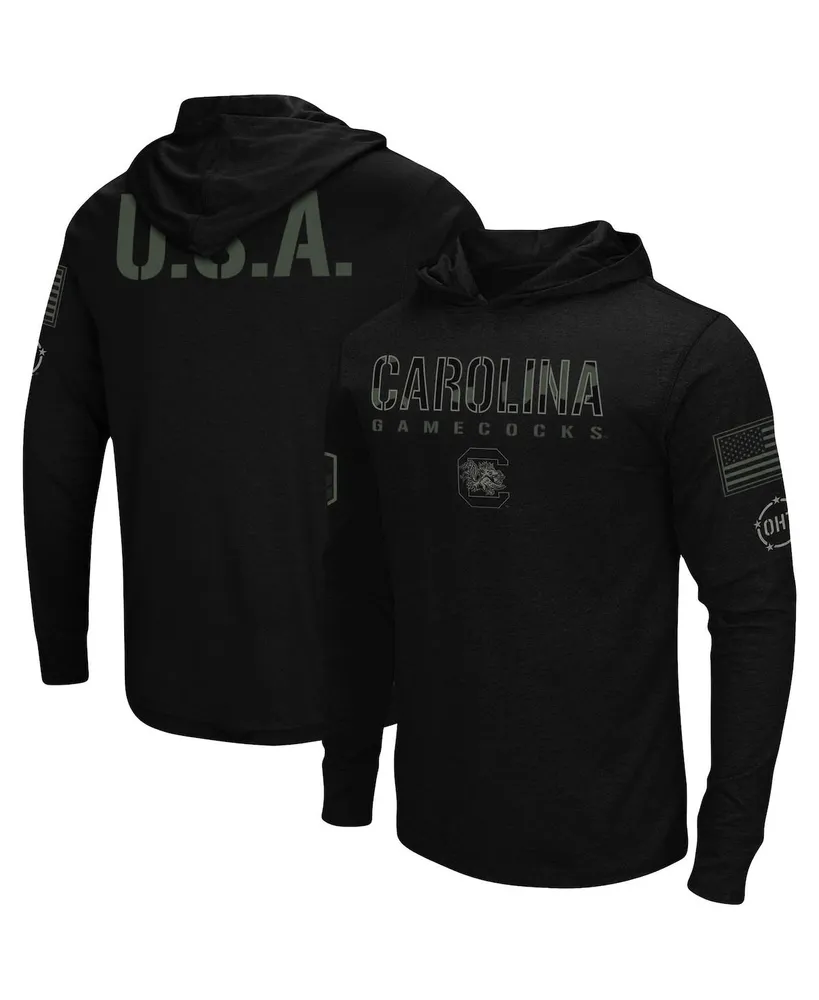Men's Black South Carolina Gamecocks Oht Military-Inspired Appreciation Hoodie Long Sleeve T-shirt