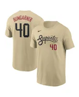 Men's Madison Bumgarner Gold Arizona Diamondbacks City Connect Name and Number T-shirt