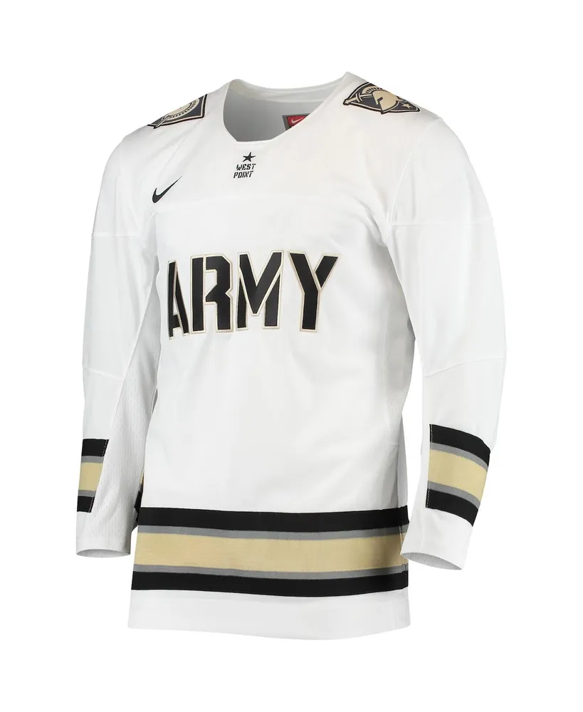 Men's White Army Black Knights Replica Hockey Jersey