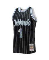 Men's Penny Hardaway Black Orlando Magic 1994-95 Hardwood Classics 75th Anniversary Diamond Swingman Jersey