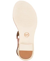 Michael Kors Women's Mk Plate Flat Thong Sandals