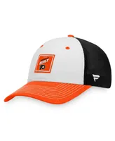 Men's Fanatics Orange, White Philadelphia Flyers Block Party Snapback Hat