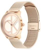 Calvin Klein Carnation Gold-Tone Mesh Bracelet Watch 35mm