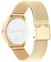 Calvin Klein Gold-Tone Mesh Bracelet Watch 35mm