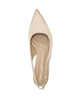 Franco Sarto Women's Racer Pointed Toe Block Heel Slingback Pumps