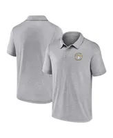 Men's Fanatics Gray Los Angeles Rams Super Bowl Lvi Champions Polo