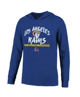 Majestic Threads Los Angeles Dodgers Tri-Blend Logo Long Sleeve T-Shirt -  Royal Blue