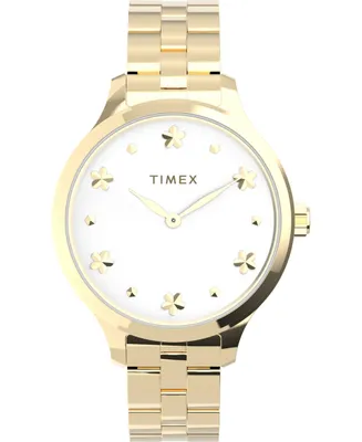 Timex Women's Peyton Gold-Tone Stainless Steel Bracelet Watch 36mm - Gold