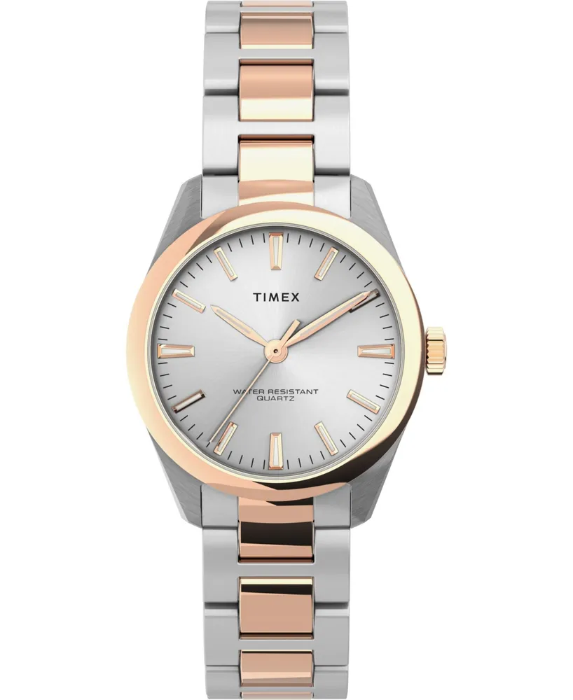 Timex Women's City Two-Tone Stainless Steel Bracelet Watch 32mm - Two