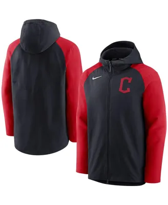 Men's Nike Navy, Red Cleveland Guardians Authentic Collection Full-Zip Hoodie Performance Jacket