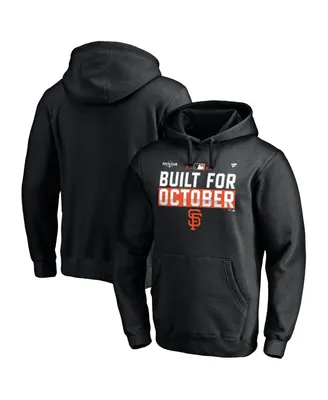 Men's Fanatics Black San Francisco Giants 2021 Postseason Locker Room Pullover Hoodie